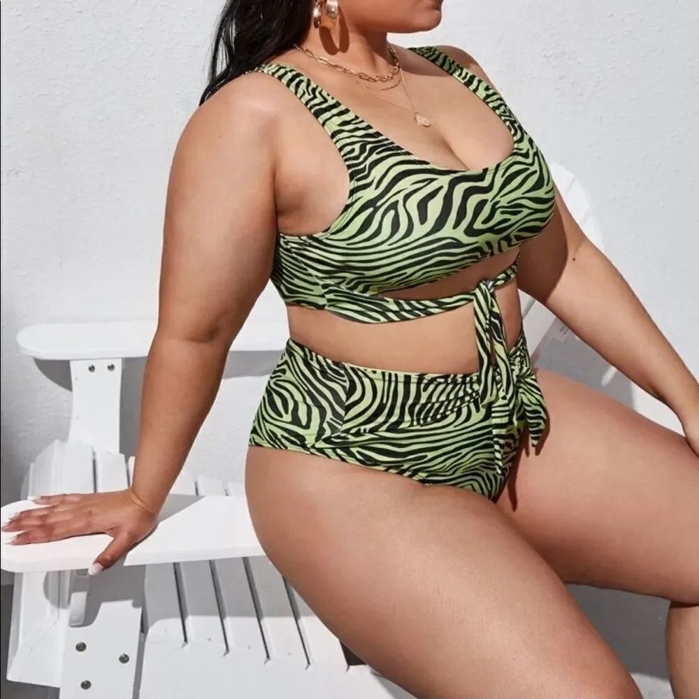 Zebra Print Bikini Set - Picture 4 of 4